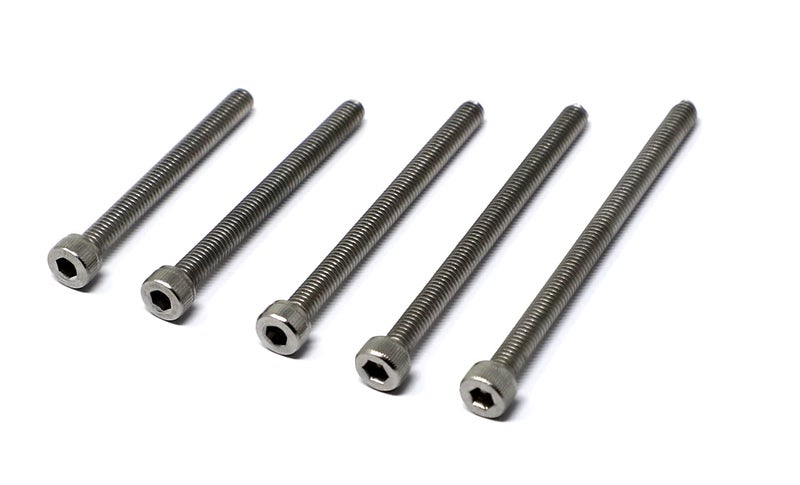 iexcell 50 Pcs M4 x 40/45/50/55/60mm Thread Pitch 0.7 mm Stainless Steel 304 Hex Socket Head Cap Screws Bolts Assortment Kit - Image 3